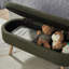 Banc de rangement avec repose-pieds ovale Luxury-1769012192