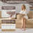 80.5'' Corduroy Convertible Sleeper Sofa-1572036259