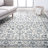 Briele Oriental Cream | Blue | Gray | Beige Area Rug-1628078741