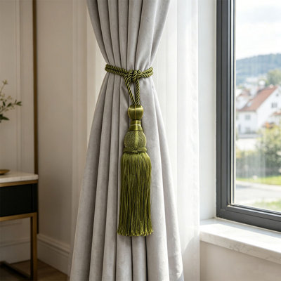 MEISIMENGSHA European Style Curtain Tiebacks, 4-Pack