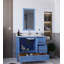 Ensemble de meuble-lavabo simple 41,3 po avec miroir Clabo-1088997913