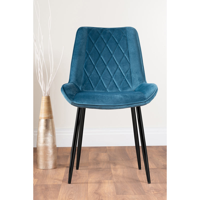 4 - Person Dining Set, Blue/Black