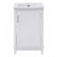Petit meuble-lavabo moderne de 20 po avec lavabo en céramique, 1 rangement à fermeture douce-989579450