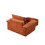 Fauteuil d'appoint surdimensionné 47 po avec repose-pieds en velours côtelé pour salon-129846063