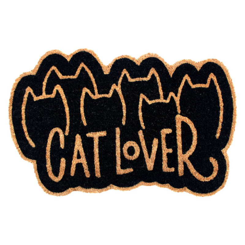 Machine à chat touffeté à la machine amateur coco 24 po x 16 po tapis de porte extérieur antidérapant Siple