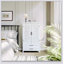Armoire de rangement blanche 27 po