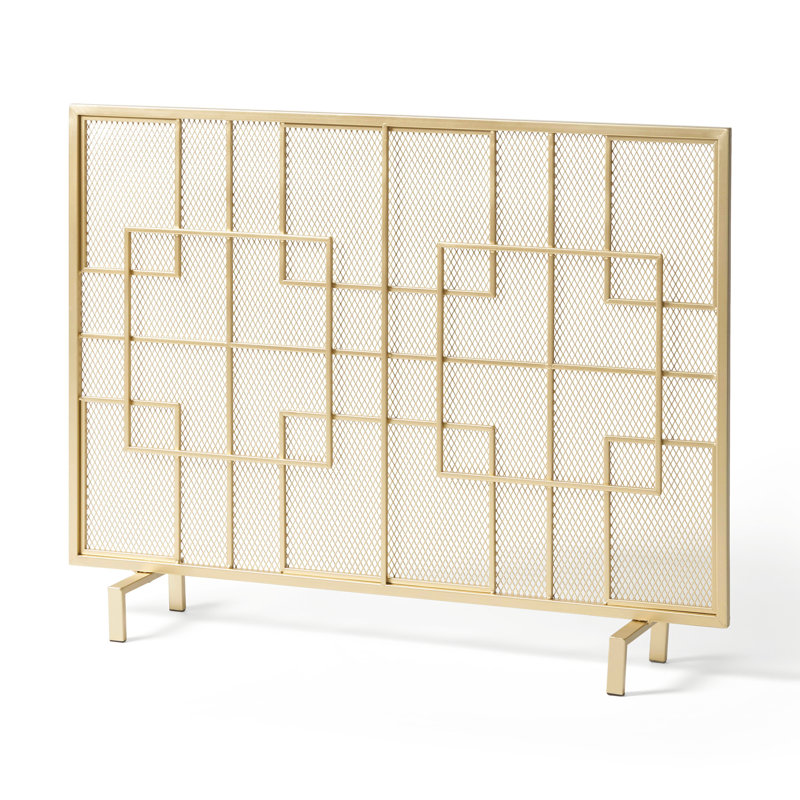 Elegant Fireplace Ember Guard