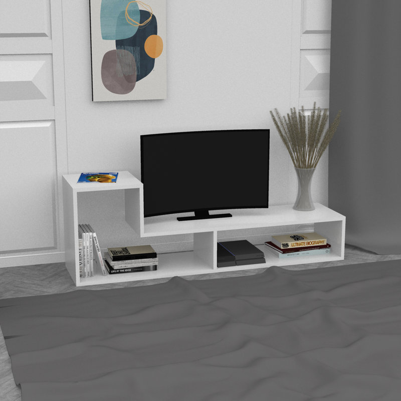 Meuble télé pour téléviseur de 48 po ou moins, Blanc
