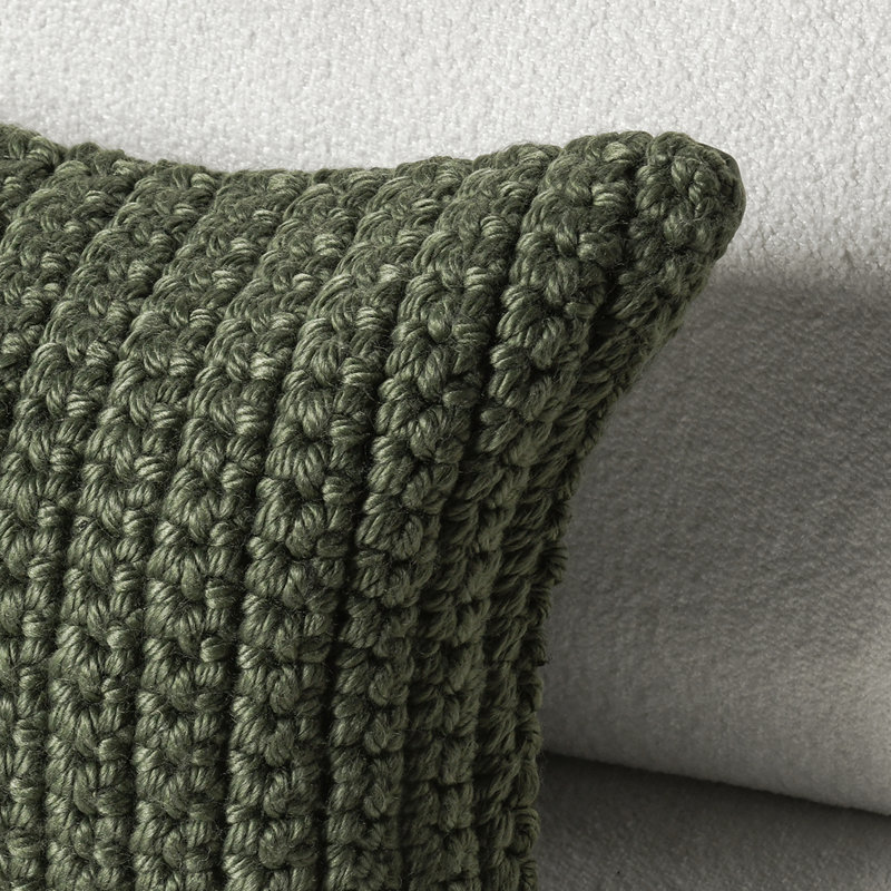Coussin d'extérieur Prism Performance, Vert, H 14 po x l 26 po, Forme rectangulaire