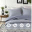 Ensembles de literie 3 pièces confortables, courtepointe en microfibre douce avec bordure à volants, style maison de campagne, grand