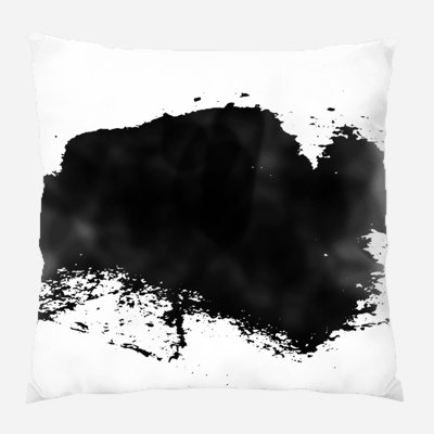 Rorry Brush Throw Pillow