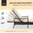 Wicker Chaise Lounge, 4 Position Adjustable Backrest And Cushions Outdoor Lounge Chair PE Rattan Sun Lounger For Poolside, Balcony Or Garden, Beige-740270551