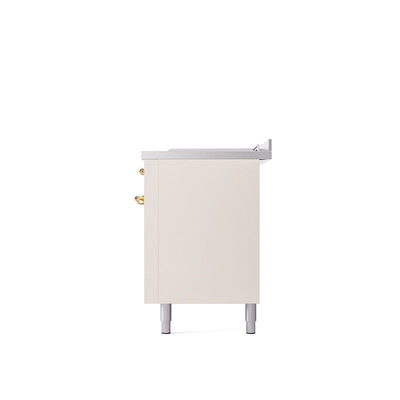 ILVE Nostalgie II, cuisinière à double combustible de 60 po, 7 brûleurs, plaque chauffante, surface de cuisson française