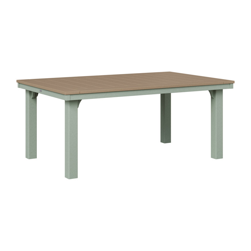 Homestead Outdoor Dining Table, Smoke Gray, Black