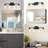 Bathroom Vanity Light 4 Light Bathroom Light Fixture, Clear Glass Shade, Crystal Bubble, Dimmable LED Vanity Light.(Integrated LED Bulbs Included)-1340098040