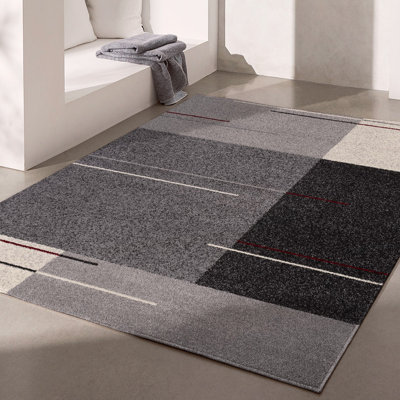 Tapis gris Leyburn