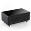 Table basse moderne intelligente avec réfrigérateur intégré, haut-parleur Bluetooth, chargement sans fil