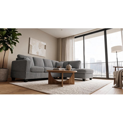 Canapé modulaire réversible Vega en fausse fourrure