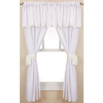 Vilray Cotton Blend Sheer Curtain Pair