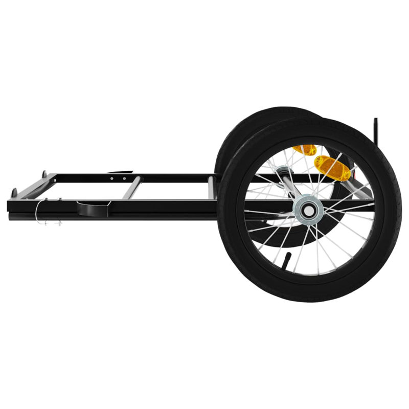 Bike Trailer Black Iron, 34cm H x 126cm W x 63cm D