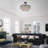 Mraz Glass Semi Flush Mount-20769514