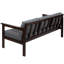 Jaqualyn 164cm Wide Pine Garden Sofa with Cushions-1483952512-1483952519