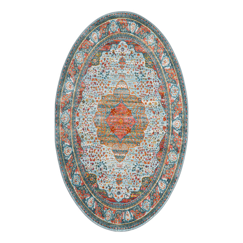 Folmar Oriental Indoor Rug, Oval 5' x 8'