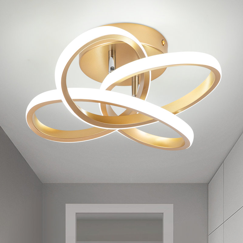 Modern Hallway Ceiling Light1, Gold