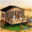 Niche pour chien avec porche Dog House-1168499690