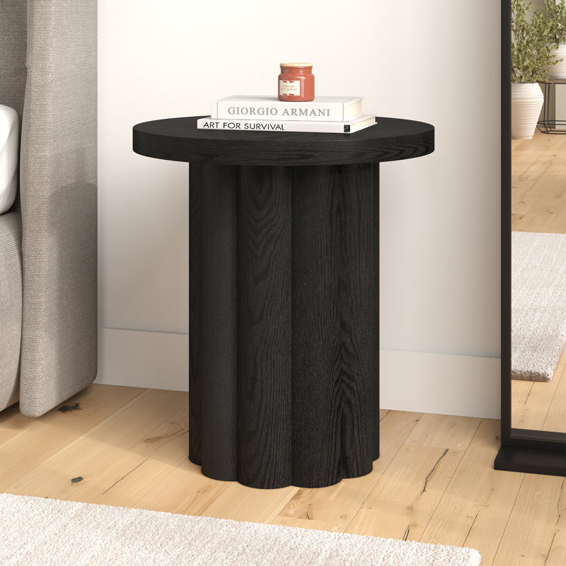 Table d'appoint Olie, Grain noir