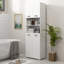 Armoire à linge sur pied Wylde