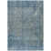 Machine Washable Indoor/Outdoor Xhevrie Blue Rug