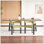 Chaises de salle à manger rembourrées, fauteuils d'appoint rembourrés en tissu doux, capacité de poids de 320 lb, chaises d'appoint modernes