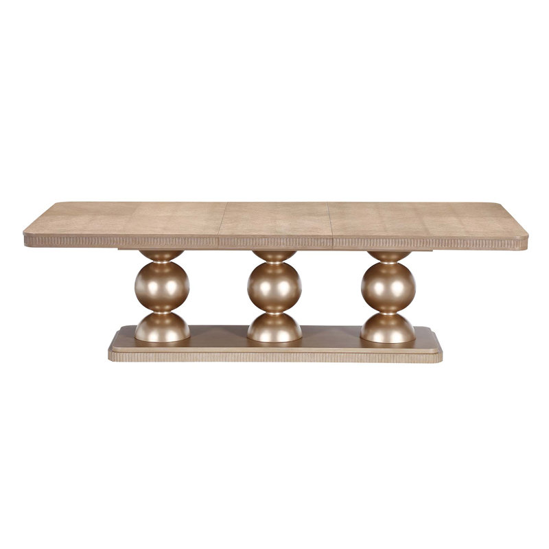 West Kensington Rectangular Dining Table, Medium Yellow Wood