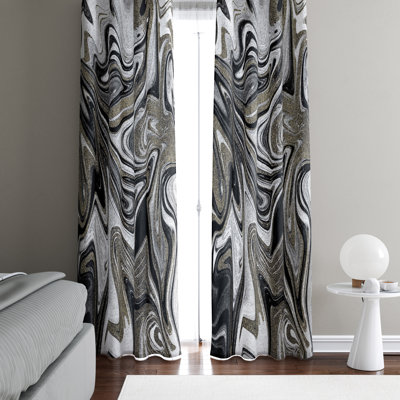 Semi Sheer Curtain Panel Pair