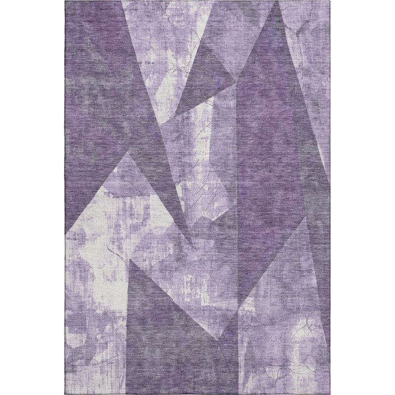 Premium Machine Washable Ashington AMF1838 Modern Rug, Rectangle 10' x 14'