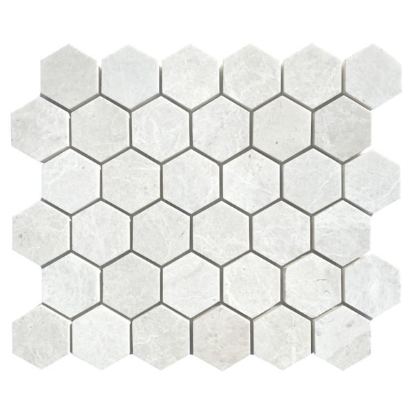 Vanille hexagonale 2 pouces polie