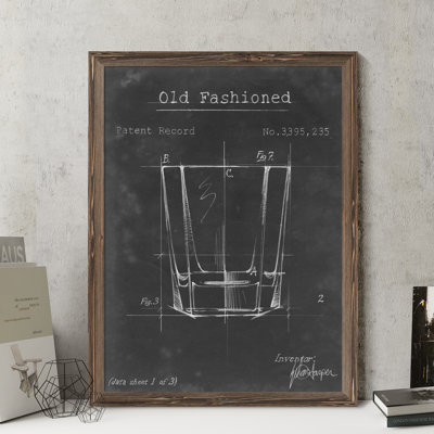 " Barware Blueprint I " by Paul Cezanne