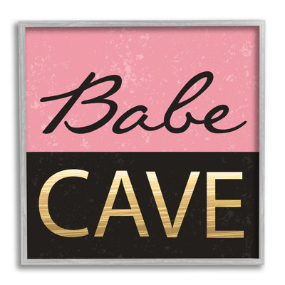 Babe Cave rose et or