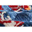 High-Quality Hand-Knotted Blue And Red Area Rug