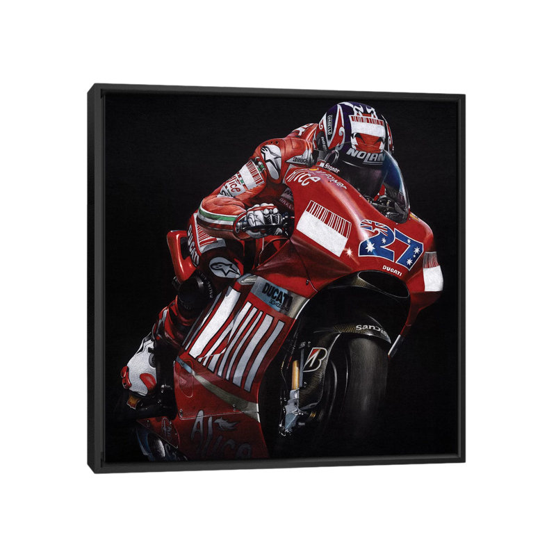 " Stoner " by Todd Strothers, 18" H x 18" W x 1.5" D, Black Framed Canvas, No Mat