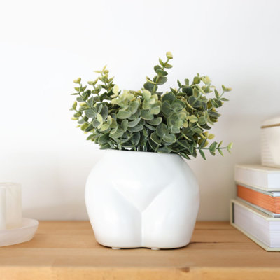 9" Euc In 5.5" Ceramic Vase 5.5*4*4.5
