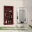 Armoire de niche de douche encastrée en bois l 17,5 po x P 4 po x H 26,4 po-1560701663
