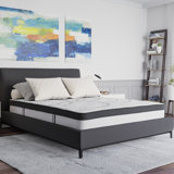 Capri Comfortable Sleep Extra Firm Pocket Spring and Foam Hybrid Mattress by Flash Furniture