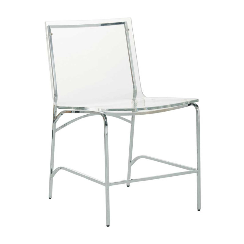 Chaise Claro - Acier inoxydable / acrylique, Acier inoxydable