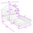 Ahyonna Lazelle 2 Drawers Wood House-Shape Platform Bed with Shelves and a set of Sockets-466129644-466129647