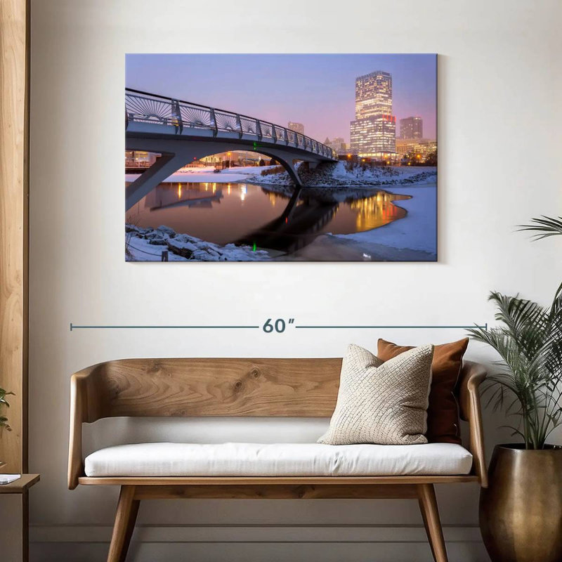 Nicci Milwaukee Winter Reflections, 30" H x 45" W