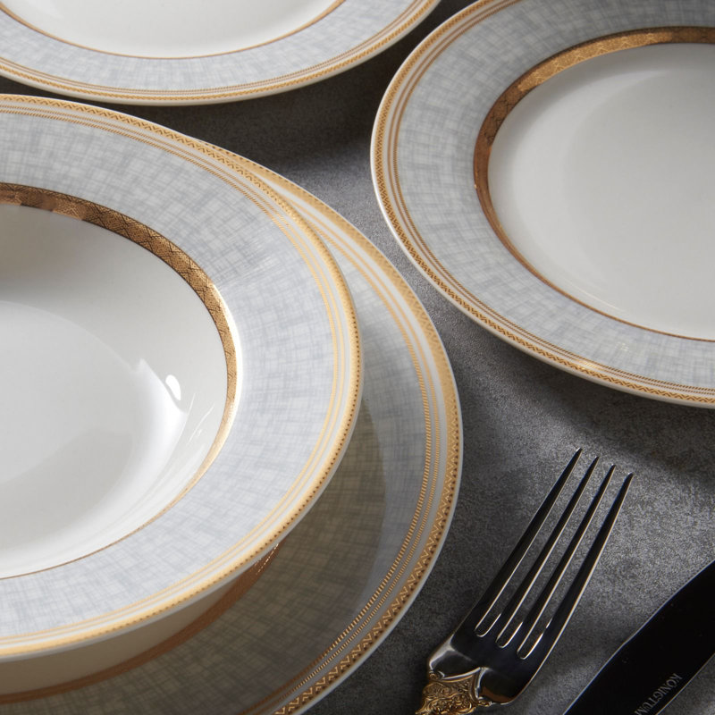 Fairfax 24 Piece Dinnerware Set, Service for 6
