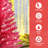4FT Red Christmas Tree With Lights