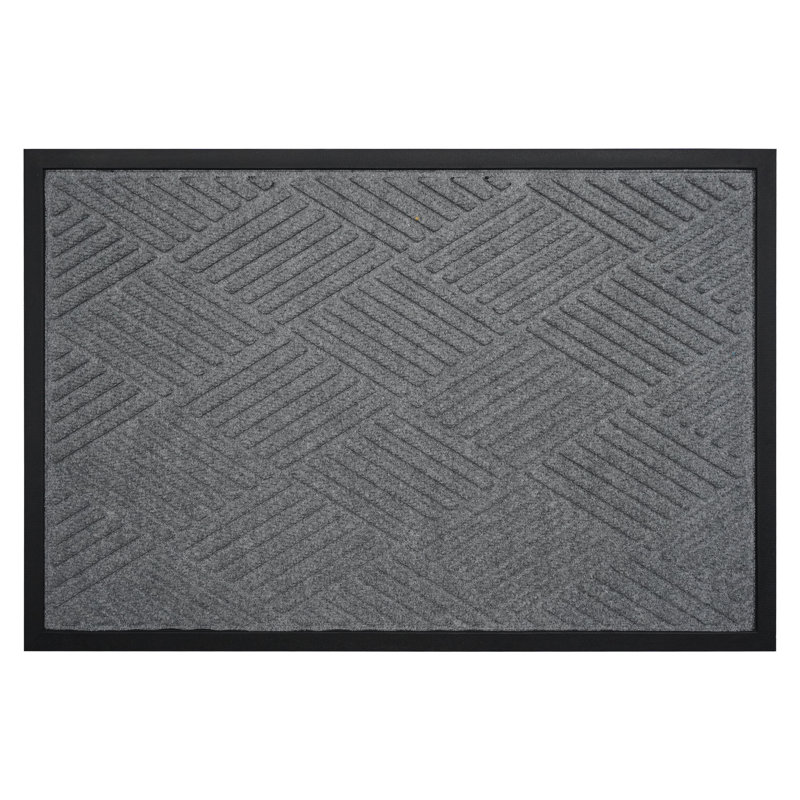 Graphite Grid Mat 2' x 3', Gray
